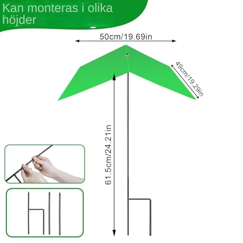 Parasol de plantas en parterres y terrazas de cafetería 6