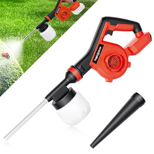 Electric Diatomaceous Earth Duster Compatible for Milwaukee 18V Battery, Garden Dust Applicator with 800mL Capacity｜Variable Speed, 2 in 1 Diatomaceous Earth Spray & Vacuum Cleaner (NO Battery)