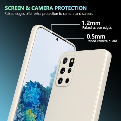 Image of for Samsung Galaxy S20 Plus Case White, Scratch Resistant with Soft Touch, Slim Thin Phone Cover for Samsung Galaxy S20 Plus