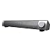 Mini Soundbar Bluetooth Speaker Soundbar Sound Bar TV 16 Inches Bass Stereo 10W 2.0 Channel 2 Speaker+2 Passive Radiator 2200mAh Rechargeable Battery 3.5mm Aux/RCA/TF Card