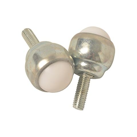 TOMUM Set of 6pcs CY-25D Bolt Type 1" Nylon Ball Transfer Bearing Unit Table Conveyor Roller Ball with Bolt for Transmission, Furniture, Wheelchair Cover