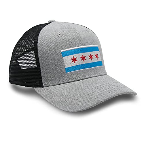 Image of International Tie City Hat for Men and Women, Adjustable Snapback Trucker Baseball Cap with Embroidered Patch