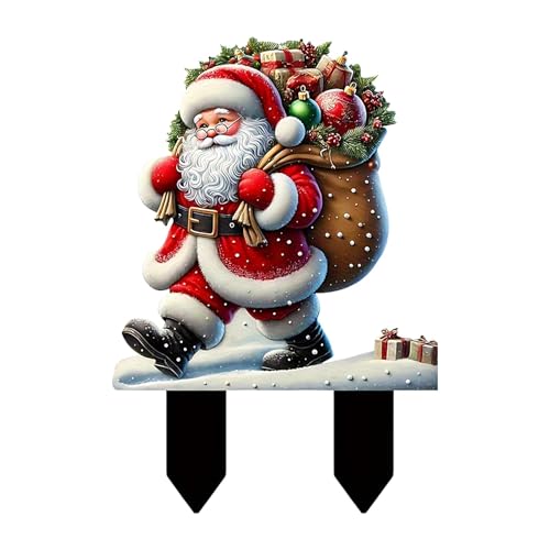 Weihnachtsstecker Weihnachten Deko Draußen, Acryl 2D Rentier Figur...