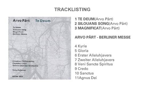 Image secondaire de Arvo Pärt : Te Deum, Silouans Song et Magnificat - CD Édition Importée