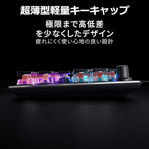 TURTLE BEACH 【Amazon.co.jp限定】TURTLE BEACH ゲーミングキーボード Vulcan TKL AIMO JP 日本語配列 TBK-2001-01-JP の商品画像 1