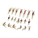 Fancyes 20pcs Colorful Model Swimming People Figures Diorama Beach Scenery 1:100