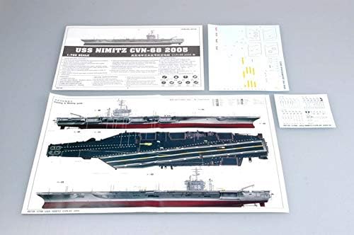 Trumpeter 1/700 USS Nimitz CVN68 Aircraft Carrier 2005 Model Kit image 4