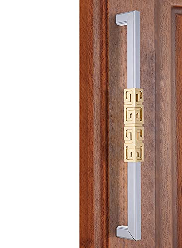 Poignée de porte intérieure bois blanc pour verrière et salon