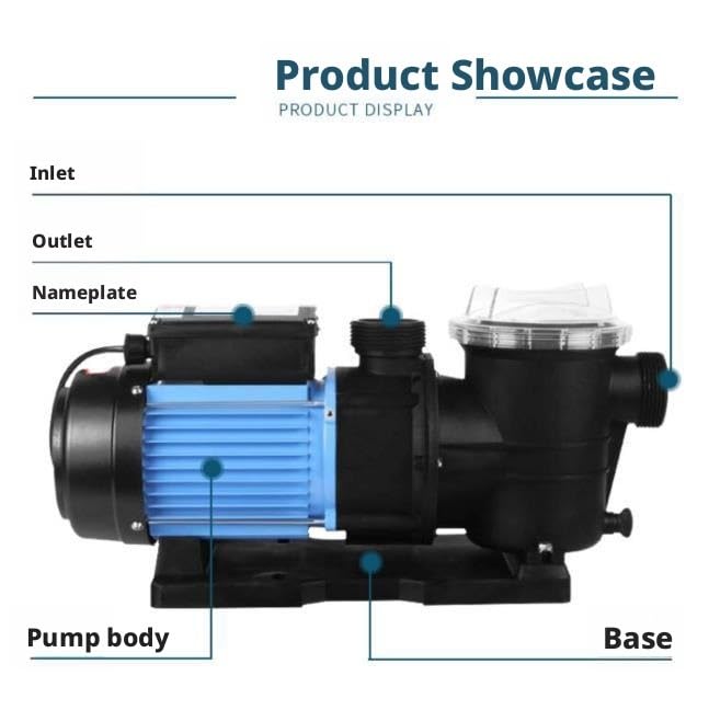 Bomba de agua externa serie STP, bomba de circulación silenciosa de alto flujo for acuario, tanque de mariscos, filtración de piscinas y uso de agua salada | STP-100