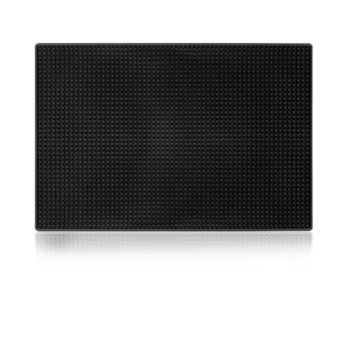 ASelected Bar Mat 45X30Cm 1Cm Thick Durable And Stylish Bar Mat Overflow Anti-Slip Used In Kitchens Beer Glasses Home Bars Coffee Shops And Restaurants