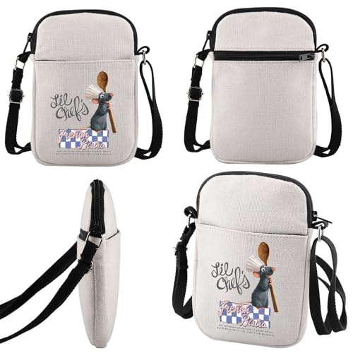 Mouse Chef Inspired Gift Little chef Crossbody Bag Remy Rat Gift For Cartoon Fans (Lil Chef CB)4