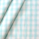 100% Baumwolle Stoff Vichy Karo Mint 1cm Baumwollstoff Meterware Webware, ab 0,5 Meter