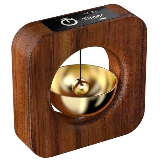 Elegant Wooden Pomodoro Timer Cube