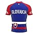 ScudoPro Slovakia Full Zipper Bike Short Sleeve Cycling Jersey for Women - Size L Multicolored