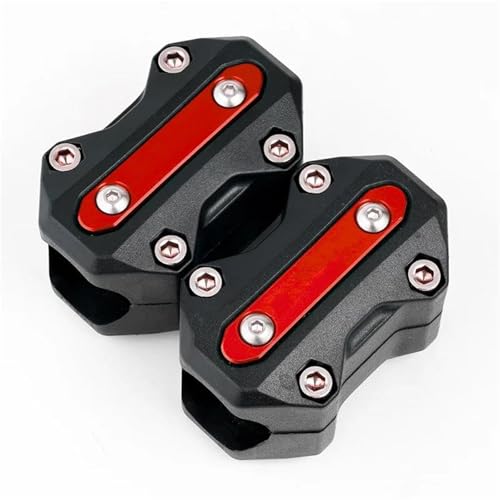Protection moteur ZONTES pare-chocs anti-collision rouge M-Red absorbant choc