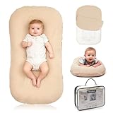 Meindoovm Infant Support Cushion - Snuggle Cozy Me Infant Support Cushion for Newborns | Breathable & Soft, Portable Awake-Time Pad, Essential Baby Gift (Lounger Cover Included)