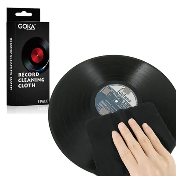 Chiffon microfibre vinyle lot de 5 essuie-disques doux