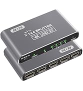 Switch HDMI, Multiprise HDMI Switch 4K 3 Entrée 1 Sorties Avec Câble Haute Vitesse, Commutateur HDCP 2.2 UHD/3D/4K Pour TV Fire Stick, PS5, Xbox, Consoles De Jeux, DVD, PC, Roku, Etc