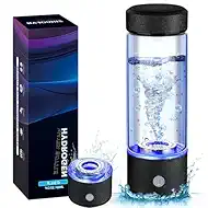 New Hydrogen Water Generator Bottles, Portable Hydrogenated Water Bottle with SPE PEM Technology, 420ml Hydrogen Water Bottle Generator, Rechargeable Ionizer Machine for Home, Office, and Travel