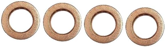 046130219A For VW ENGINE DIESEL FUEL INJECTOR SEALS GOLF MK3 MK4 CADDY A3 A4 A6 1.9TDI C256 046 130 219 A - (Color: 4 PCS)