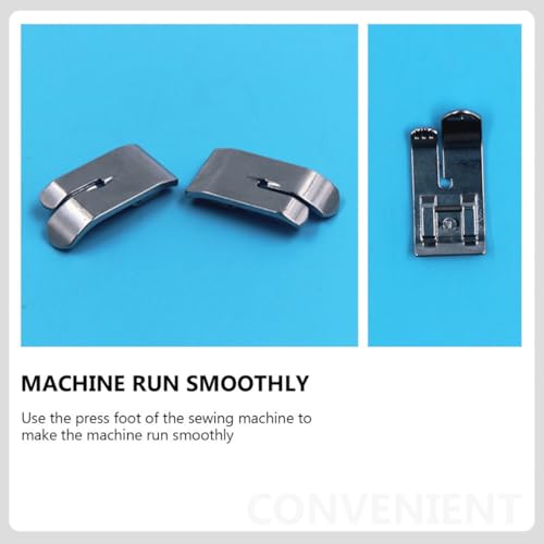 3 Piezas Prensatelas Recto para Máquina de Coser miniatura 6