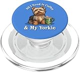 Photo Gallery funny womens & mens cute need coffee and yorkie lover design popsockets popgrip per magsafe Photo Gallery funny womens & mens cute need coffee and yorkie lover design popsockets popgrip per magsafe
