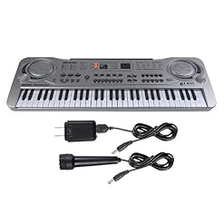 Clavier de piano électronique 61 touches Instrument de musique numérique avec microphone - Les Beatles, Paul McCartney, John Lennon, RIngo Starr, George Harrison