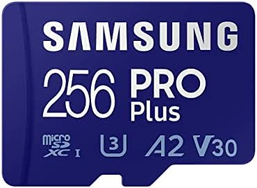 Samsung 256GB micro SD SDXC Class 10 memory card U3 A2 4K Ultra HD upto 160MB/S with Adapter MB-MD256KA/APC