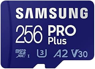 Samsung 256GB micro SD SDXC Class 10 memory card U3 A2 4K Ultra HD upto 160MB/S with Adapter MB-MD256KA/APC
