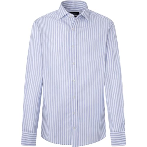 Chemise Homme Hackett London rayée bleu ciel en coton mélangé