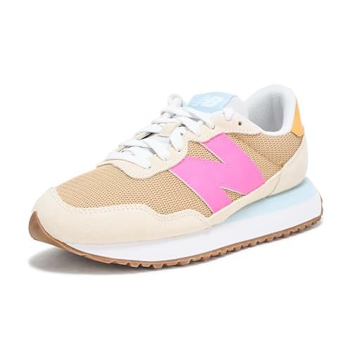 New Balance Womens 237 Sneaker, Angora-Incense, 8