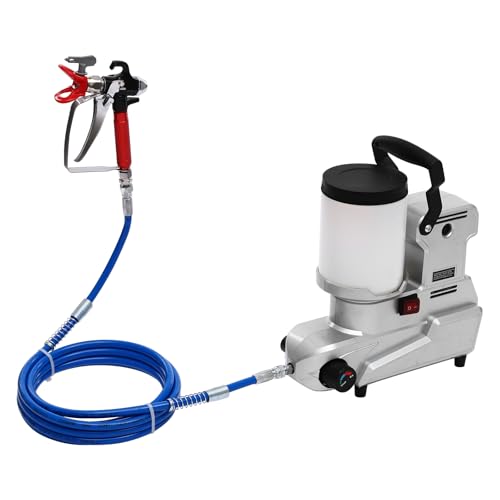 Airless Paint Sprayer,1600W High Pressure Efficiency Airless Stand Sprayer for Home Interior, Exterior, Commercial Use, DIY Handyman-Professional Contractor Grade Spray Paint Machine
