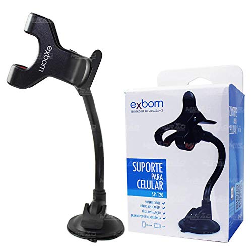 Suporte Universal para Smartphone/gps/iphone Com haste flexivel de metal Clipe duplo- Sp-t20