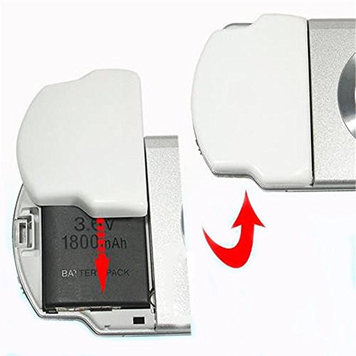 Couvercle de porte arrière de batterie pour PSP 2000 2001 3000 3001 Pièces de rechange Blanc