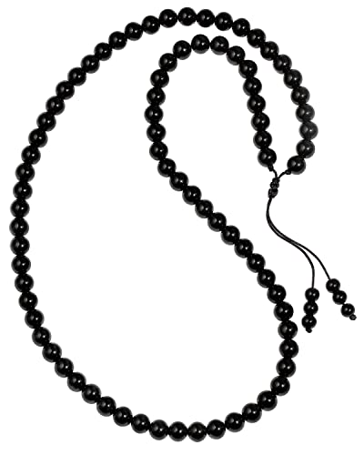 Simple Crystals and Stones Beaded Necklace Protection Balance Meditation Long Necklaces for Women and Men Amulet Jewelry