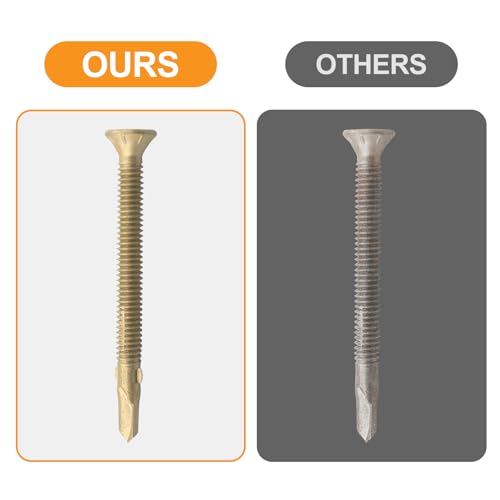 #12x2-1/2 Tornillo Reamer Tek Torx/Estrella Cabeza T-25 Tornillo Torx para Madera a Metal (50 Piezas) Autoperforante para Camiones y Remolques miniatura 5