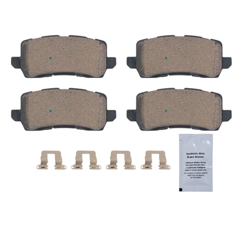 Image of HUSCH D1954 Rear Ceramic Brake Pads Kit Fit For Acura MDX 2017-2020, For Honda Odyssey 2018-2025
