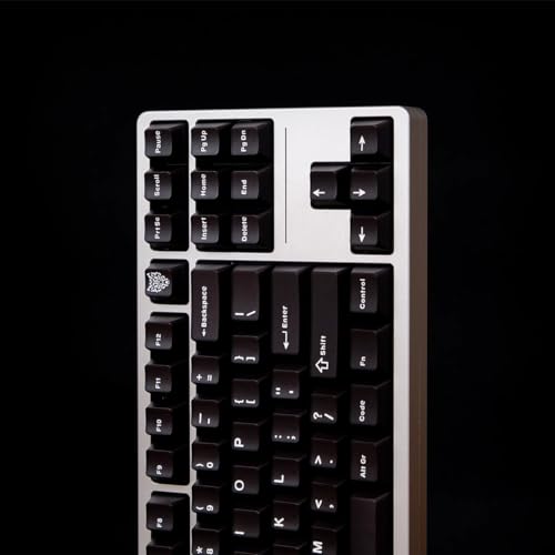 Keycaps Black Sumgsn estilo Cherry Profile de 121 teclas de doble disparo para setup 6