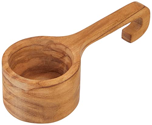 佐藤金属興業 SALUS オリーブ コーヒーメジャー フックタイプ 木製