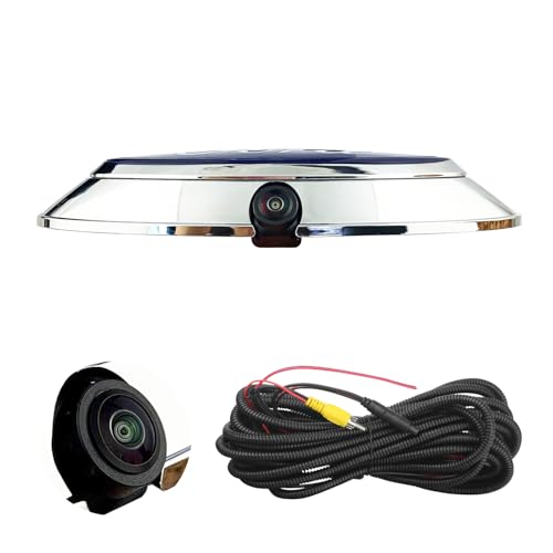 Aftermarket Emblem Backup Camera for Ford F150 F250 F350 F450 F550 (2004-2016), HD 700TVL Night Vision, RCA Input Reverse Camera, IP69K Waterproof for