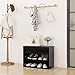 organizer na buty Ławka na buty, stojak na buty Stojak na buty Organizer na buty Półka na buty Organizer Ławka na buty Wysoki połysk Czarny 60x30x45 cm Płyta wiórowa