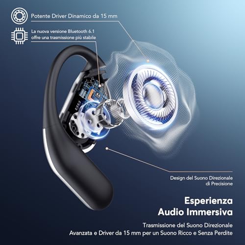 Paekole Ai Cuffie Traduzione Simultanea, 2026 Auricolari Bluetooth 6.1 Wireless, 4 In1 Cuffie Traduzione Bluetooth 60 Ore Con Enc, 198 Lingue Auricolari Traduttori Istantanei Vocali Gratuite - 8
