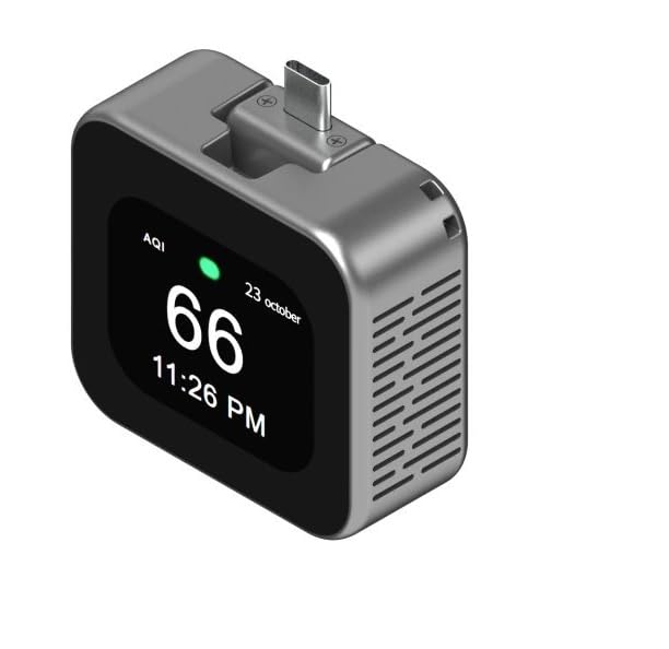Aeoss Mini USB-C Air Quality Wifi Monitor with Tuya App Support, 7-in-1 detection (PM2.5, VOC, AQI, PM10, CO2, Temp, Humidity)-image-47