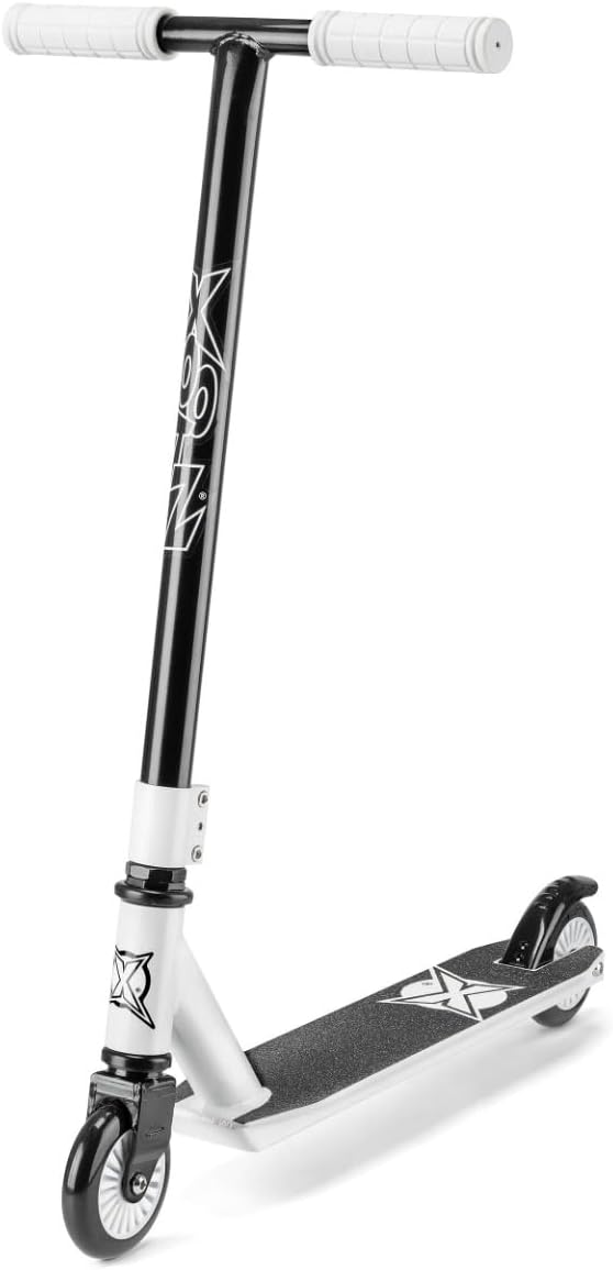 Xootz Phantom Stunt Scooter, Adult and Kids Kick Scooter, Freestyle, T Bar Scooter, Black