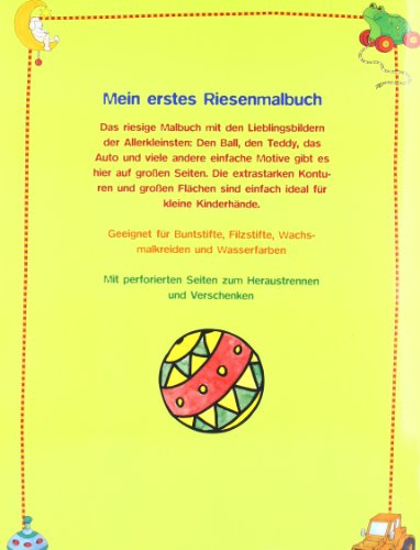 Mein erstes Riesenmalbuch - Diese Dinge mag ich gern: Malen und basteln