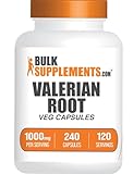 BulkSupplements.com Valerian Root Capsules - Valerian Root Extract, Valerian Root Supplement - Herbal Supplement, Gluten Free, 2 Capsules per Serving, 240 Capsules (Pack of 1)
