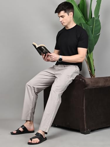 Image of Majestic Man Men Mid Rise Comfort Fit Solid Pure Cotton Casual Style Lounge Pants