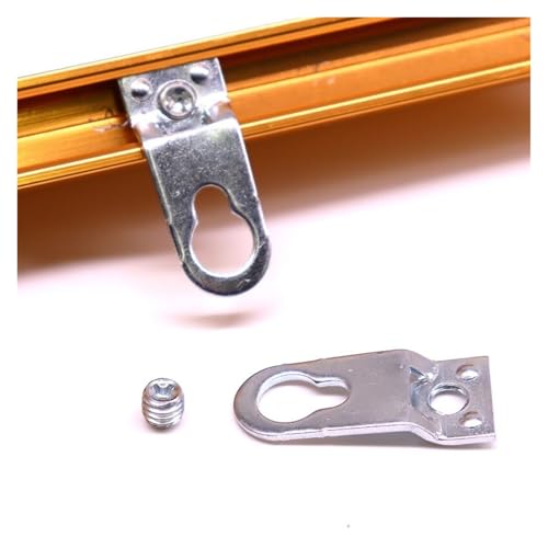 Image of CHATROOM 10PCS Picture Frames Backboard Hanger Wall Photo Mirror Hook Fixing Hanging Pothook with Screws Frame Hardware Accessories