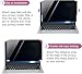 MUBUY-GOL 15.6 Inch Portable Monitor privacy Screen Protector for ASUS/MNN/KYY/ARZOPA/Yxk/QQH/Lepow/ZenScreen/InnoView/Newsoul/ForHelp, Privacy Shield and Anti-Glare Protector (Universal Fit 16:9)