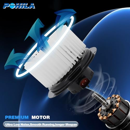 Image of 700099 HVAC Blower Motor with Fan Cage Compatible with 1999 2000 2001 2002 2003 2004 2005 2006 2007 Ford F-250 F-350 F-450 F-550 Super Duty, 2000-2005 Excursion Replace# XC3Z19805CA